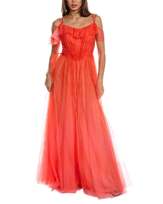 Limited Time Special Offer Rene Ruiz Tulle Gown Graceful Cut