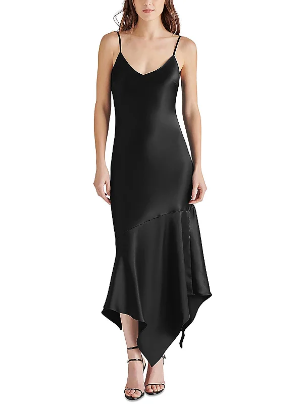 Flash Sale, Don'T Miss Womens Satin Maxi Evening Dress Luxury Style