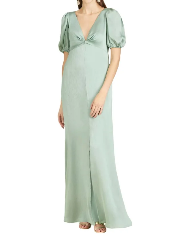 Stylish Deals Alli Gown In Jade Limited - Stock