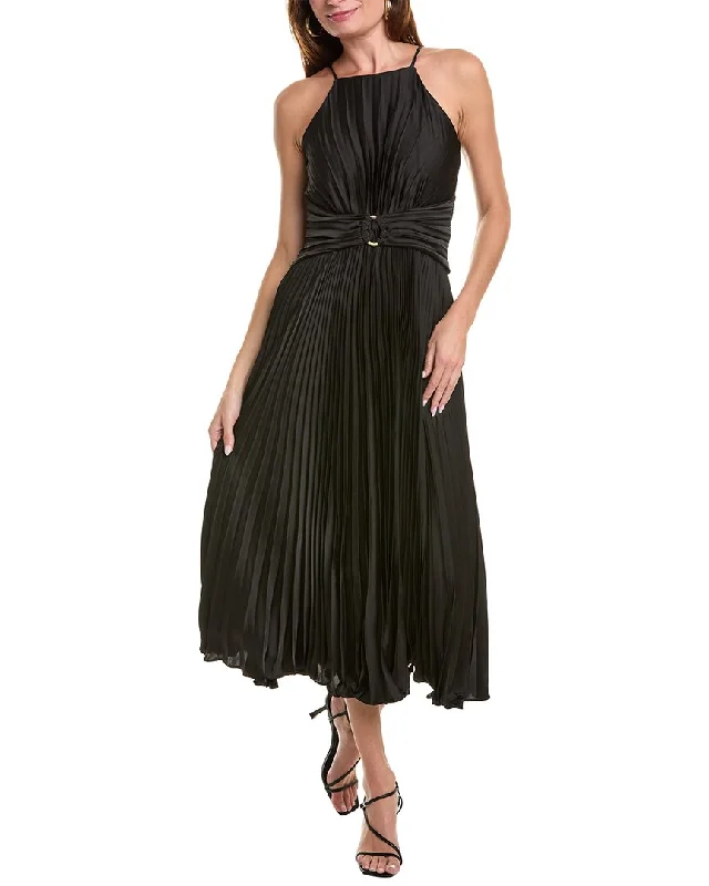 Seasonal Clearance Taylor Satin Maxi Dress Graceful Cut