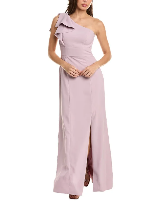 Trendy Threads After Six Bowed One-Shoulder Trumpet Gown Limited - Edition Drops