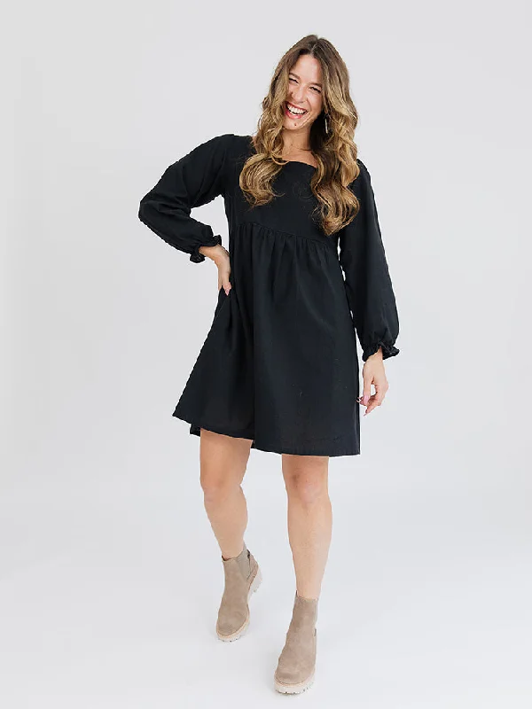 Urban Elegance Deals Nico Mini Dress - Black Urban Sophistication