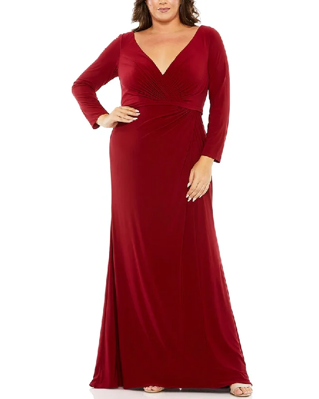 Must-Have Style Discounts Mac Duggal Fabulouss Plus Column Gown Elegant Attire