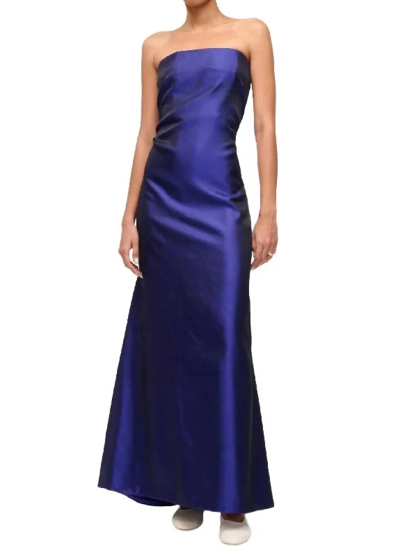 Get The Latest Trends Tullio Gown In Vio-Violet Feminine Allure