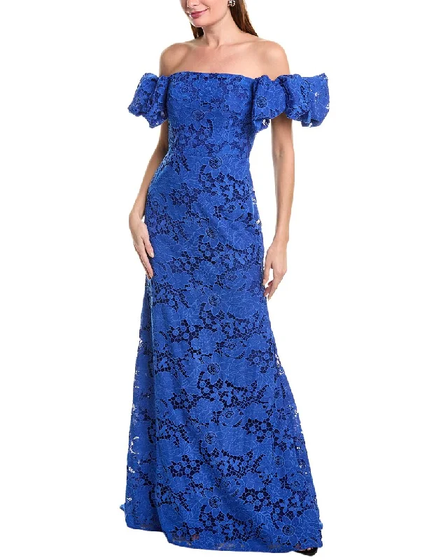 Season Offer Rene Ruiz Lace Gown Fashion-Forward Style