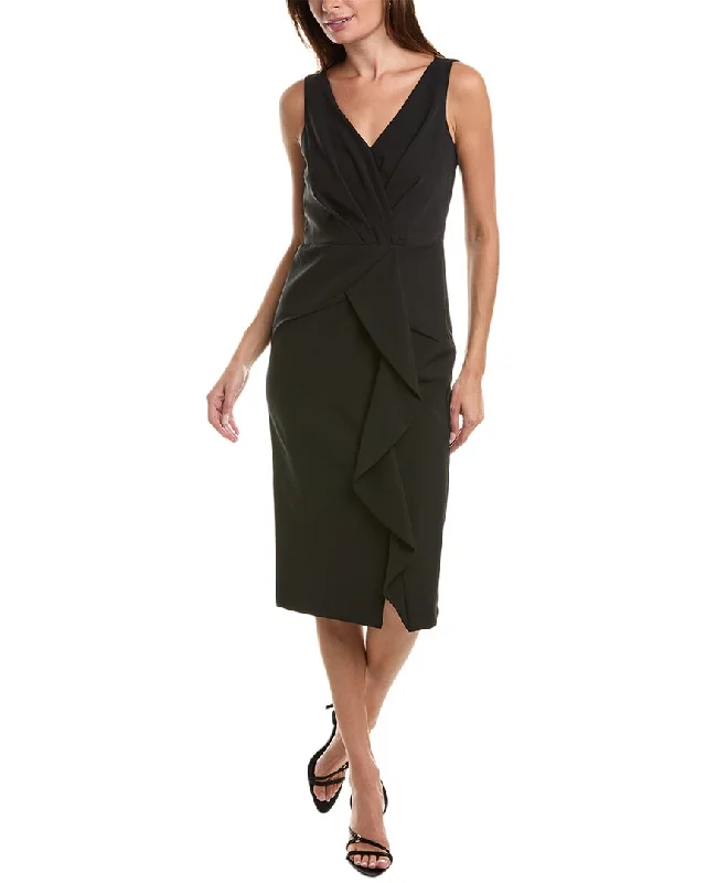 Fashion Sale Kay Unger Brynn Midi Dress Minimalist Chic