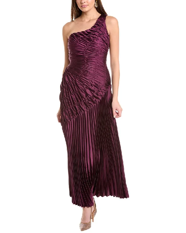 Weekend Exclusive Taylor Satin Ruched Gown Dreamy Draping