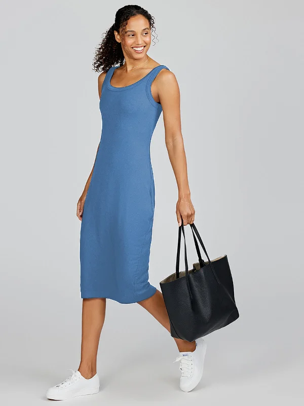 Hurry Before It'S Gone Microluxe Rib Midi Dress Artful Design