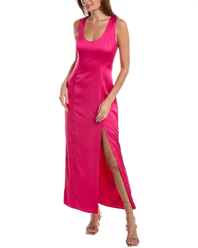 Fashion Sale Hutch Lolo Satin Maxi Dress Classic Timeless Elegant Style