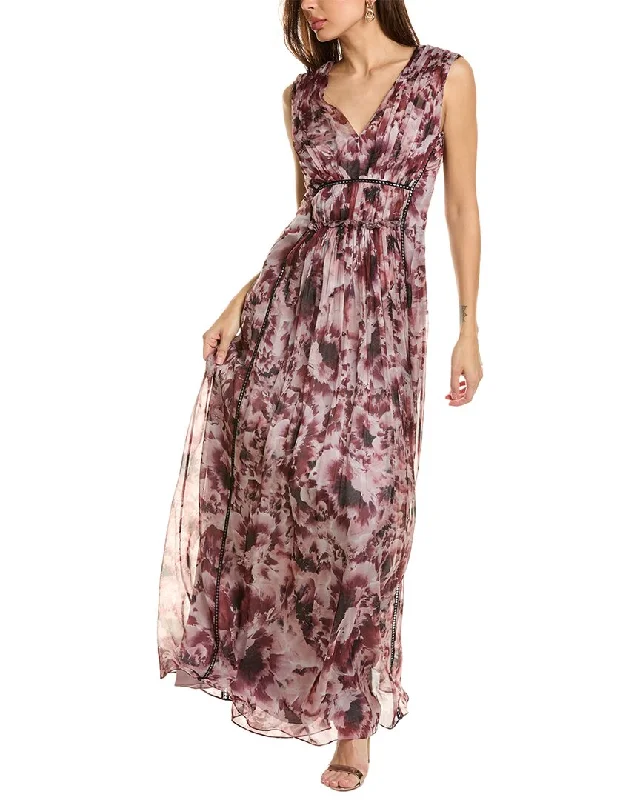 Sleek Style Discounts Alberta Ferretti Silk Gown Big Savings on Minimalist Office Styles