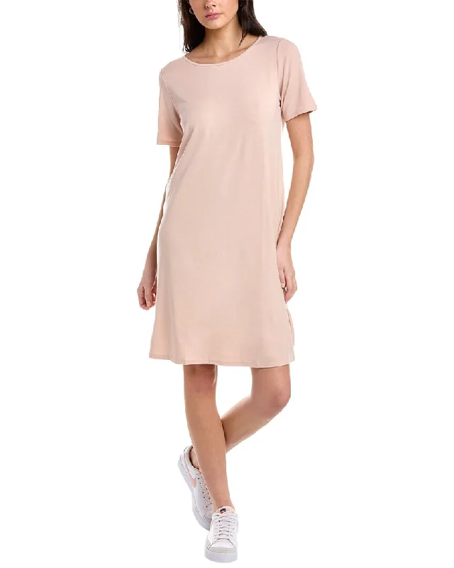 Sophisticated Street Style Offers EILEEN FISHER T-Shirt Dress Feminine Elegance