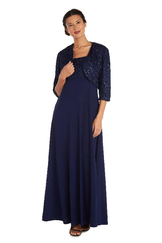 Playful Fashion Offers R&M Richards 3606 Long Mother Of The Bride Dress Modern Romance