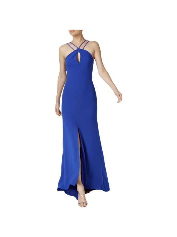 Big Savings Womens Sleeveless Halter Evening Dress Effortless Comfort