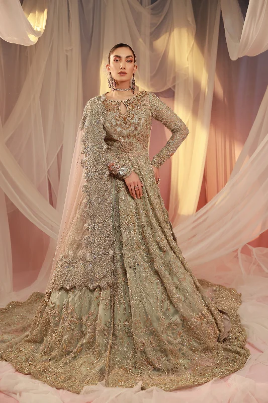 Easy Elegance Sales Royal Long Tail Pakistani Gown and Bridal Lehenga Dress Boho Chic