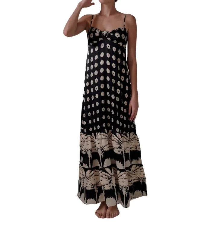 Affordable Luxury Fashion Julieta Satin Silk Maxi Dress In Black Urban Sophistication