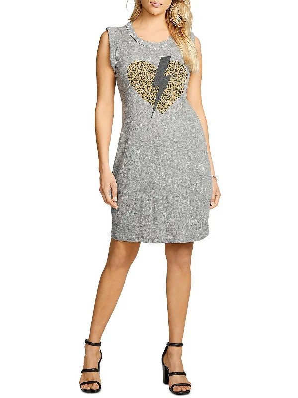 Urban Style Promotions Womens Graphic Mini T-Shirt Dress Romantic Flair