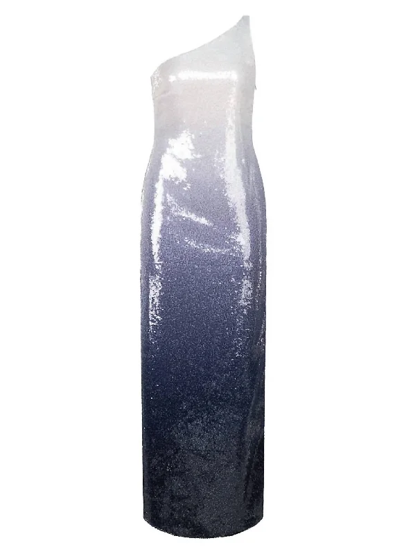 Timeless Elegance Sale Tinana Ombre Sequined Gown In Blue Ombre Grab Romantic Date - Night Styles Now