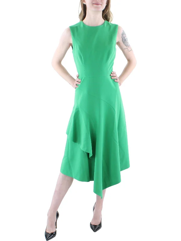 Fashion Forward, Function First Womens Midi Sleeveless Cocktail and Party Dress Vintage Look