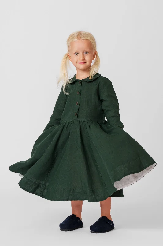 Seasonal Fashion Mini Me Classic Dress, Long Sleeve Summer Fashion