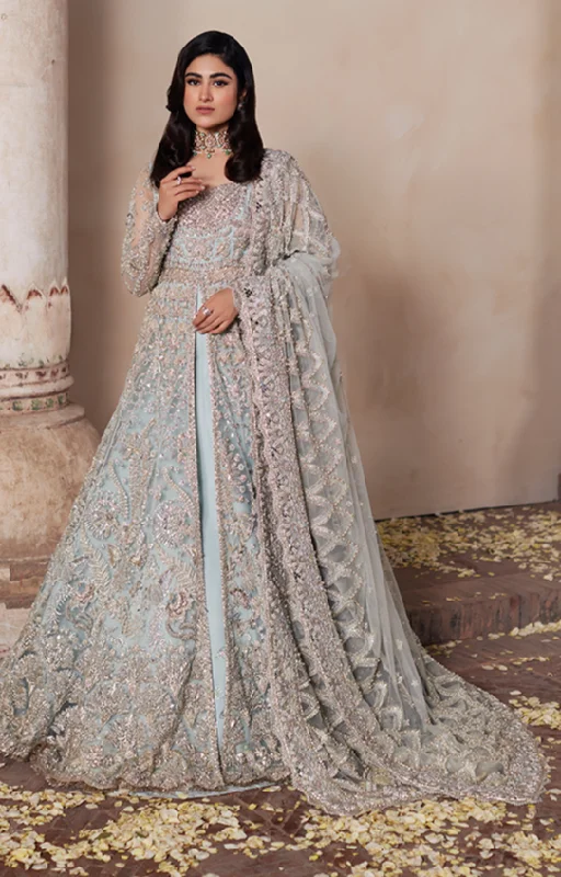 Vibrant Style Promotions Royal Pakistani Bridal Outfit in Gown and Lehenga Style Effortless Grace