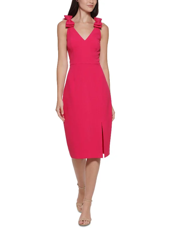 Romantic Fashion Discounts Womens Crepe Sleeveless Sheath Dress Flash Sale