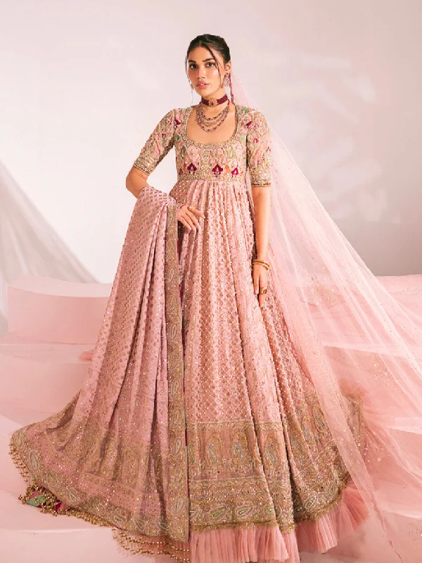 Top Deals Royal Pink Frock Lehenga for Pakistani Bridal Dresses Fashion-Forward Style