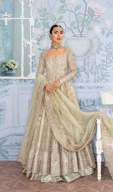 Flash Sale Fever Pakistani Bridal Lehenga with Pishwas and Dupatta Dress Subtle Sophistication