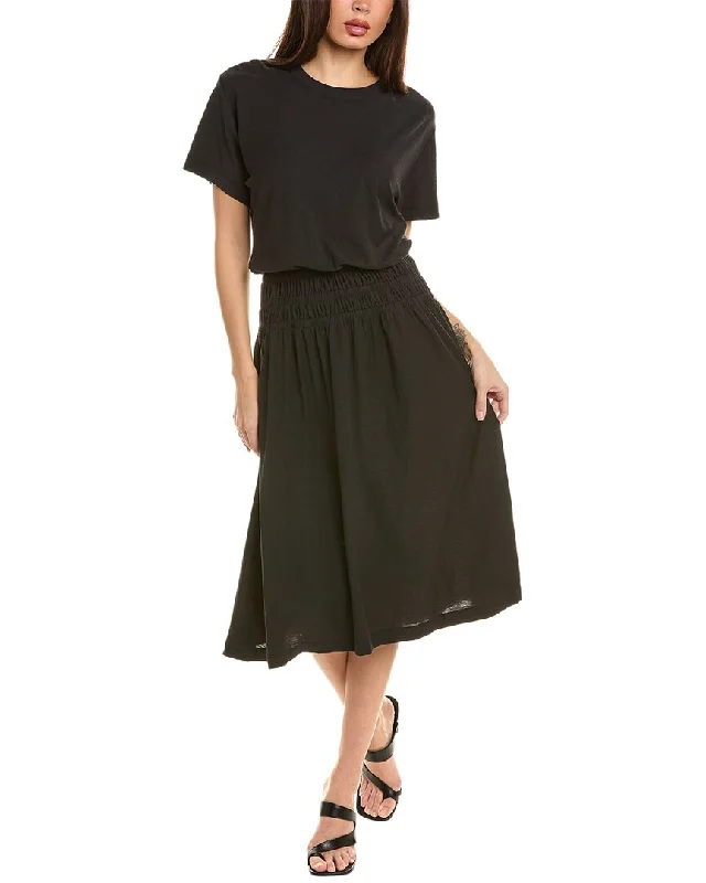 Exclusive Discounts Nation LTD Winslow Shirred T-Shirt Dress Timeless Elegant