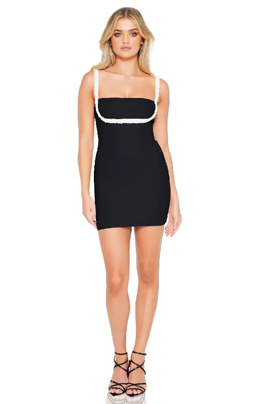 Find Your Unique Flair Nookie Nouveau Mini Dress - Black Nordic Minimalist Home Look