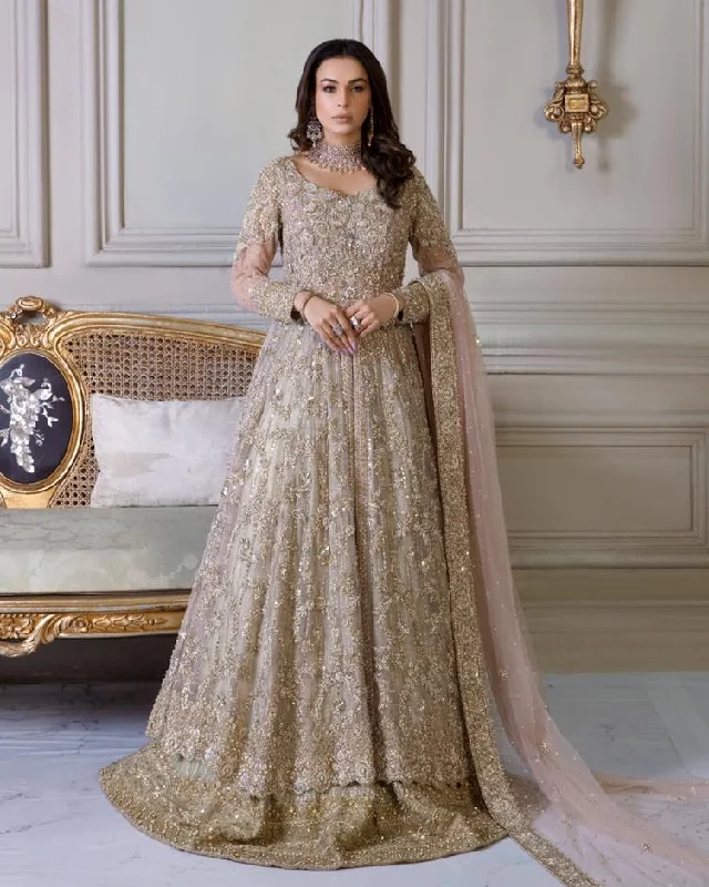 Style Without Limits Traditional Pakistani Bridal Gown with Lehenga Dress Bold Patterns