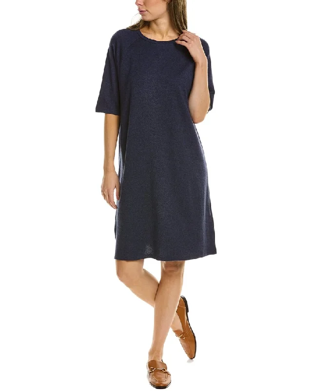 Seasonal Style Discounts EILEEN FISHER Melange Crewneck T-Shirt Dress Flash Sale