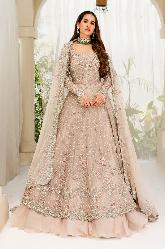 Discover Promotions Pakistani Long Gown and Bridal Lehenga in Pastel Color Feminine Charm