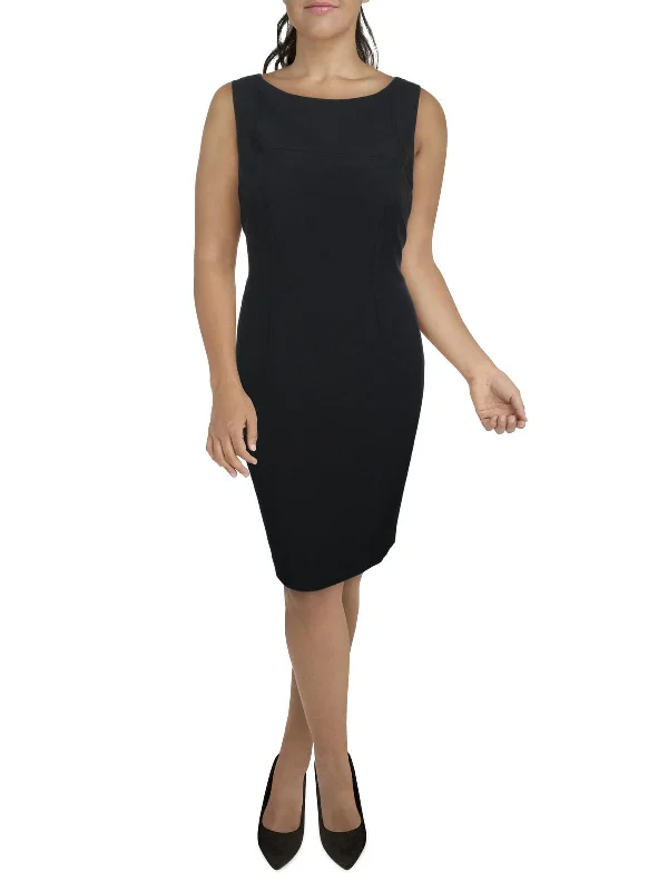 Latest Fashion Womens Knit Sleeveless Sheath Dress Subtle Sophistication