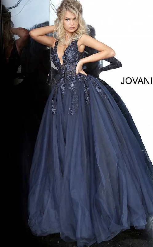 Special Offers Jovani 55634 Prom Long Sleeveless Ball Gown Effortless Comfort