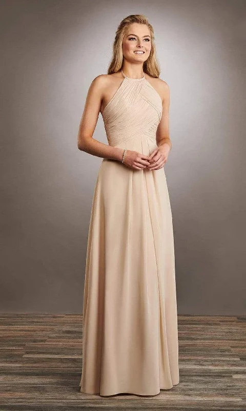 Insane Discount Onslaught Mary's Bridal - Halter Neck Chiffon Sheath Dress MB7057 Modern Romance